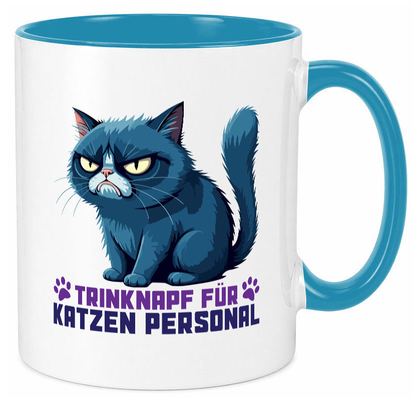 Katzen Personal | Katzenbesitzer Tasse Katze Humor vl8 Geschenkidee