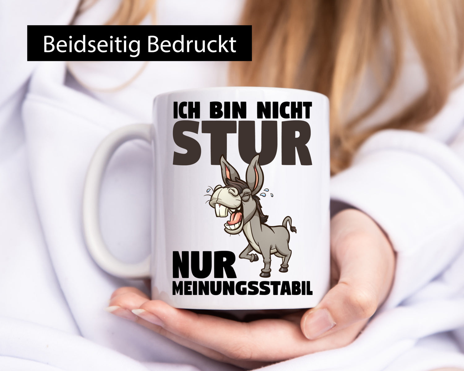 Sturer Esel | Sturkopf Tasse Dickkopf Spruch Humor lustiger Geschenk