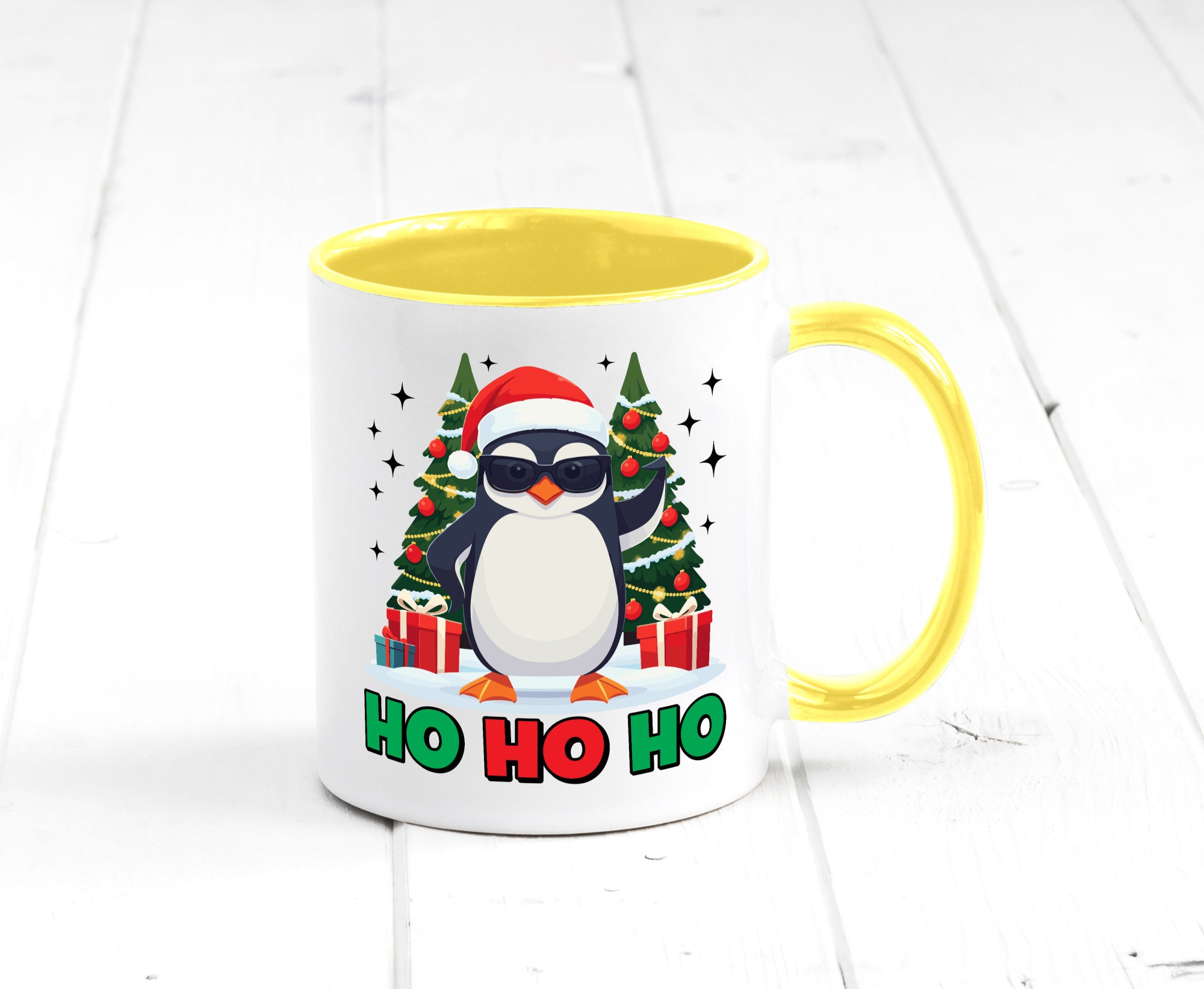 Ho | Weihnachts Pinguine Weihnachten lustig Humor Geschenkidee Geschenk Tasse