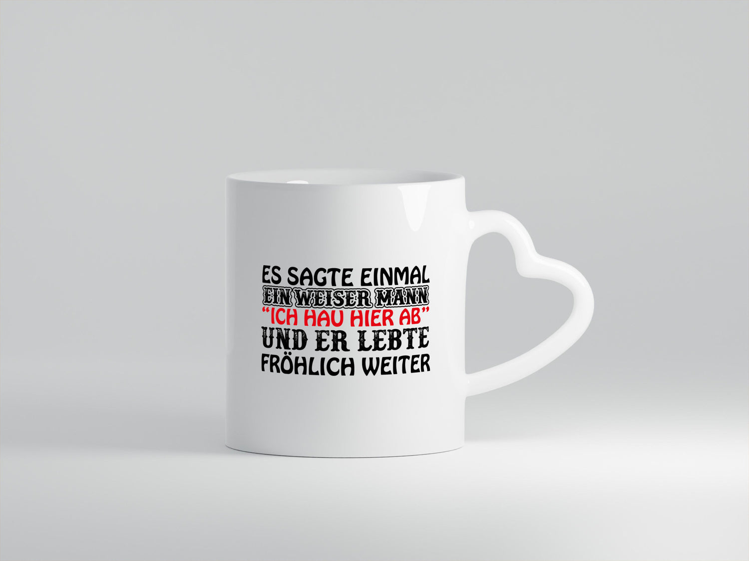 Weiser Mann lustiger Spruch Geschenk Humor Geschenkidee Tasse
