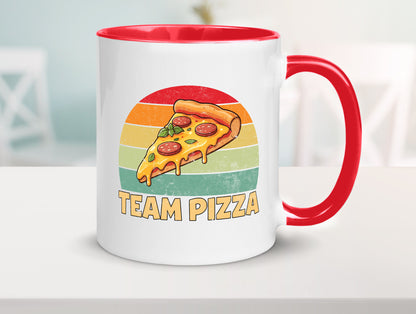 Team Pizza | Pizzaliebhaber Lover v2 Geschenkidee Humor Tasse