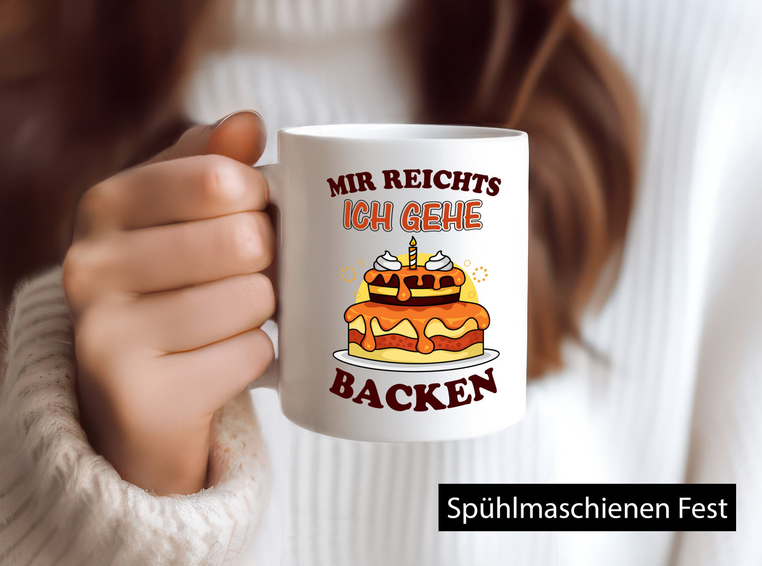 Ich gehe backen | Bäcker Tasse Kuchen Torte Humor Geschenk Geschenkidee