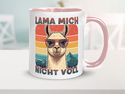 Lama mich nicht voll | Alpaka Kamel Retro lustig Humor Geschenkidee Geschenk