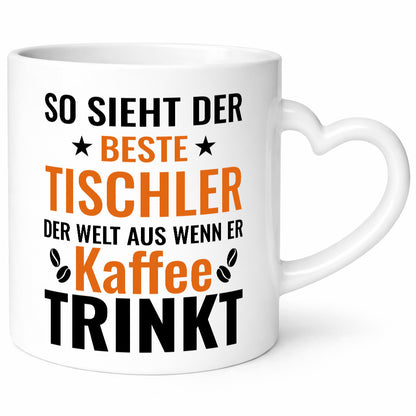 Kaffee trinkt: Tischler | Handwerk Beruf Tischlerei Humor Arbeit Kollegen Büro