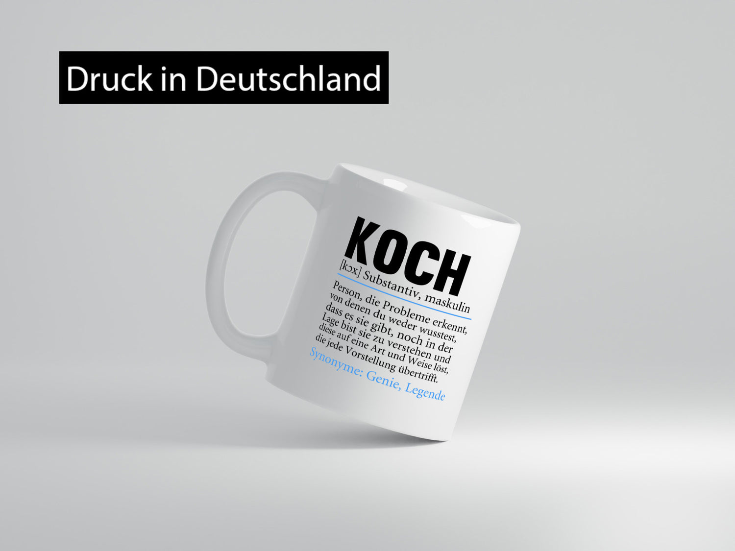 Koch | Spruch Chefkoch Beruf Humor Arbeit Kollegen Büro Geschenkidee Tasse