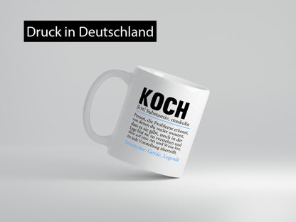 Koch | Spruch Chefkoch Beruf Humor Arbeit Kollegen Büro Geschenkidee Tasse