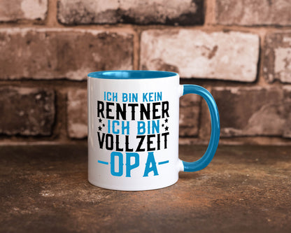 Rentner | Vollzeit Opa Pension Ruhestand Großvater lustiger Spruch Geschenk