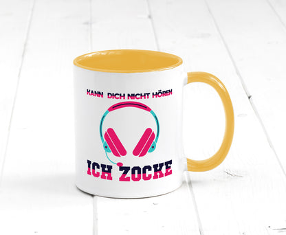 Kann dich nicht hören ich Zocke | Gamer Zocken Zocker Geschenkidee Humor Tasse