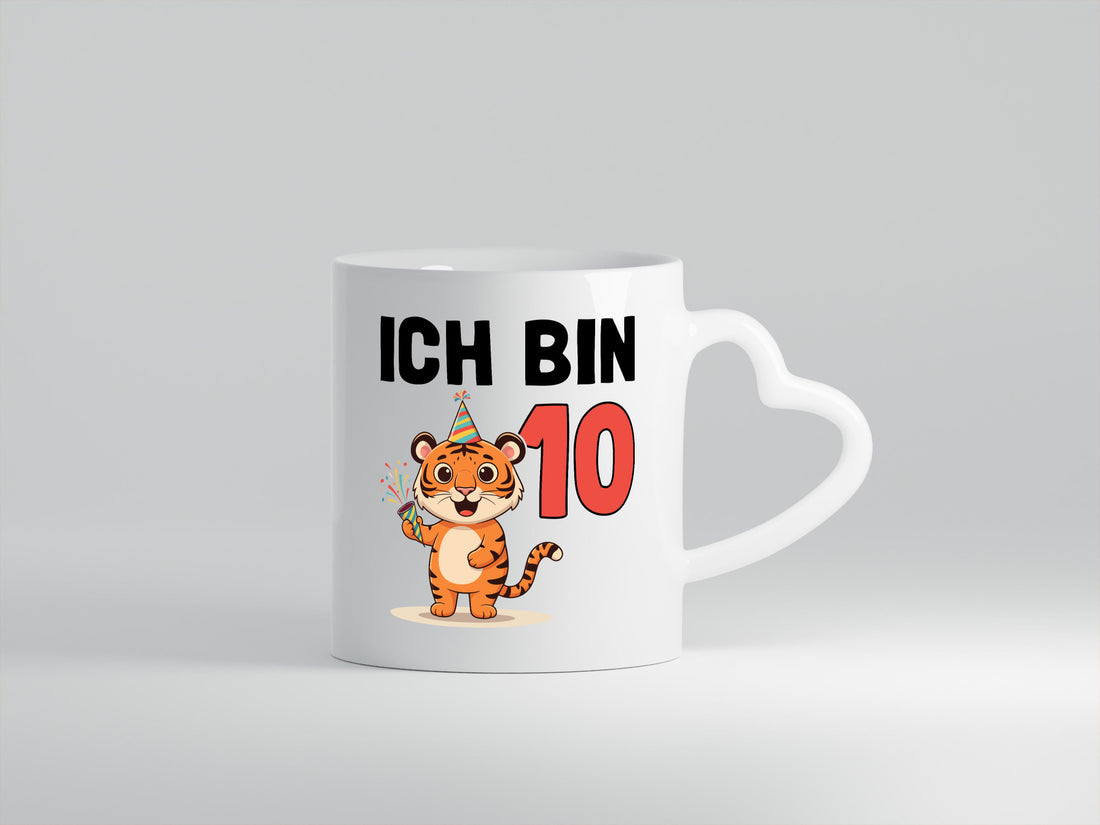 10. Geburtstag | 10 Jahre Tiger Geschenkidee Humor Tasse