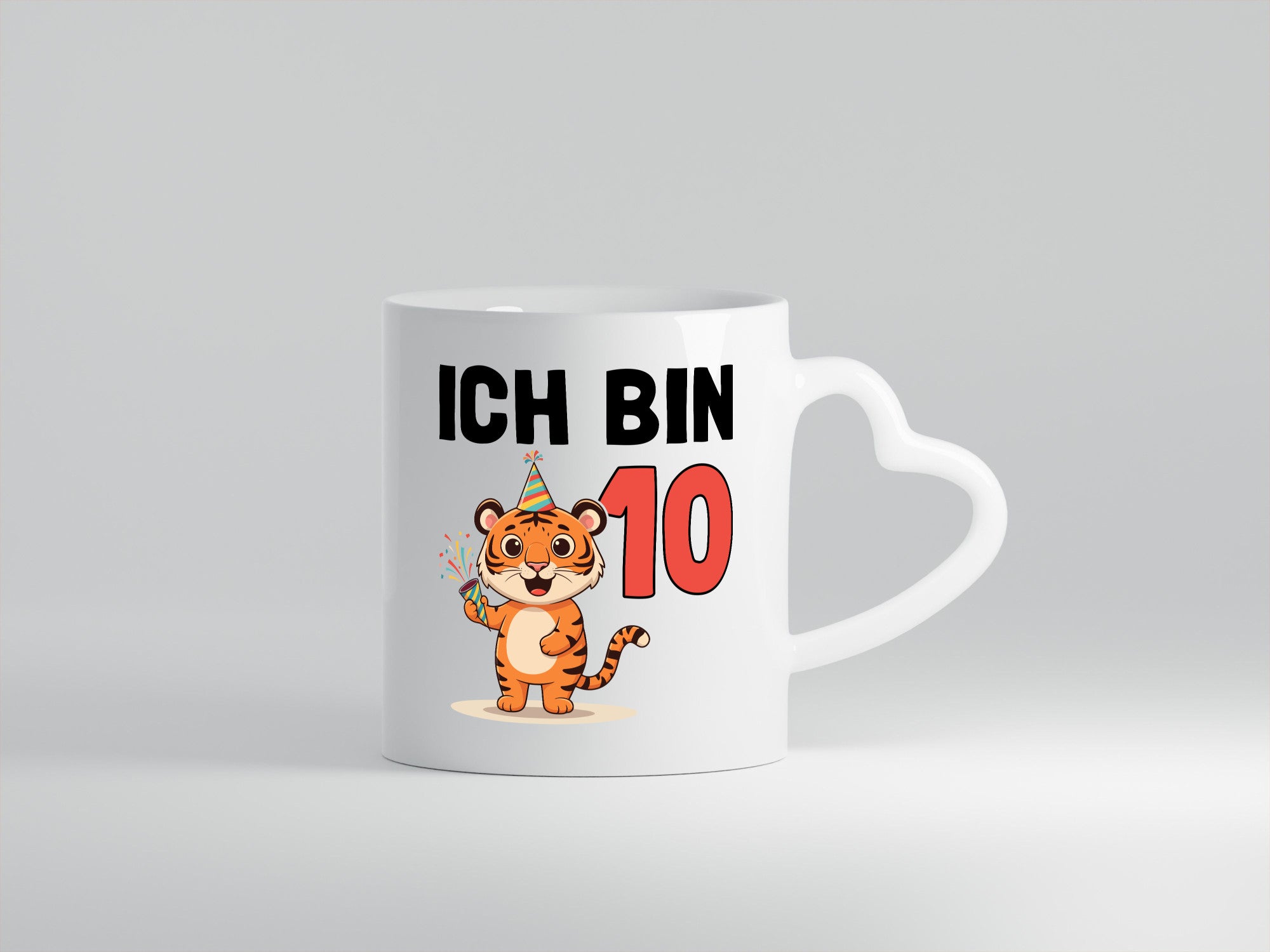 10. Geburtstag | 10 Jahre Tiger Geschenkidee Humor Tasse