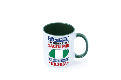 Nigeria | Urlaub Stimmen in meinem Kopf Traumland Geschenk Humor Geschenkidee