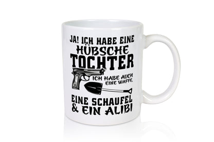 Hübsche Tochter Geschenk Familie Geschenkidee lustiger Spruch Tasse