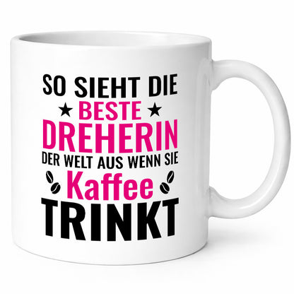 Kaffee trinkt: Dreherin | Fräser Dreher lustiger Spruch Geschenk Humor