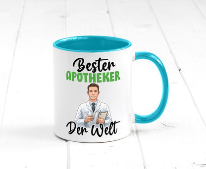 Bester Apotheker | Apotheke Pharmazie v2 Humor Geschenkidee Tasse
