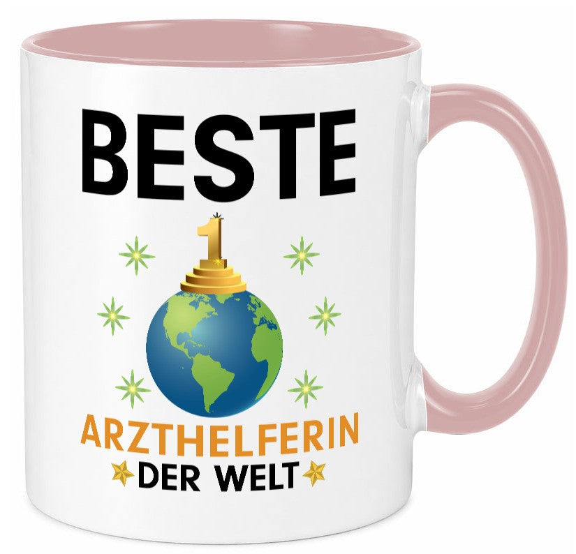 Welt Beste Arzthelferin | Fachangestellte Medizin lustig Humor Geschenkidee Tasse