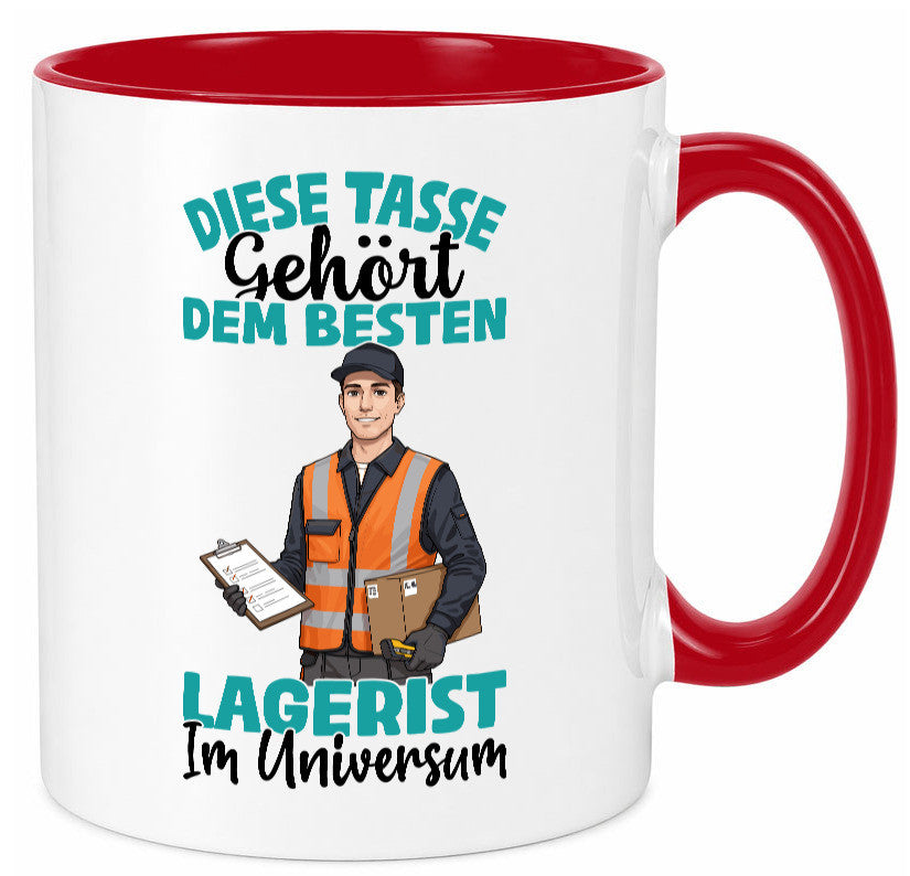 Im Universum: Lagerist | Lageristen Lager Arbeiter lustig Arbeit Kollegen Büro Tasse