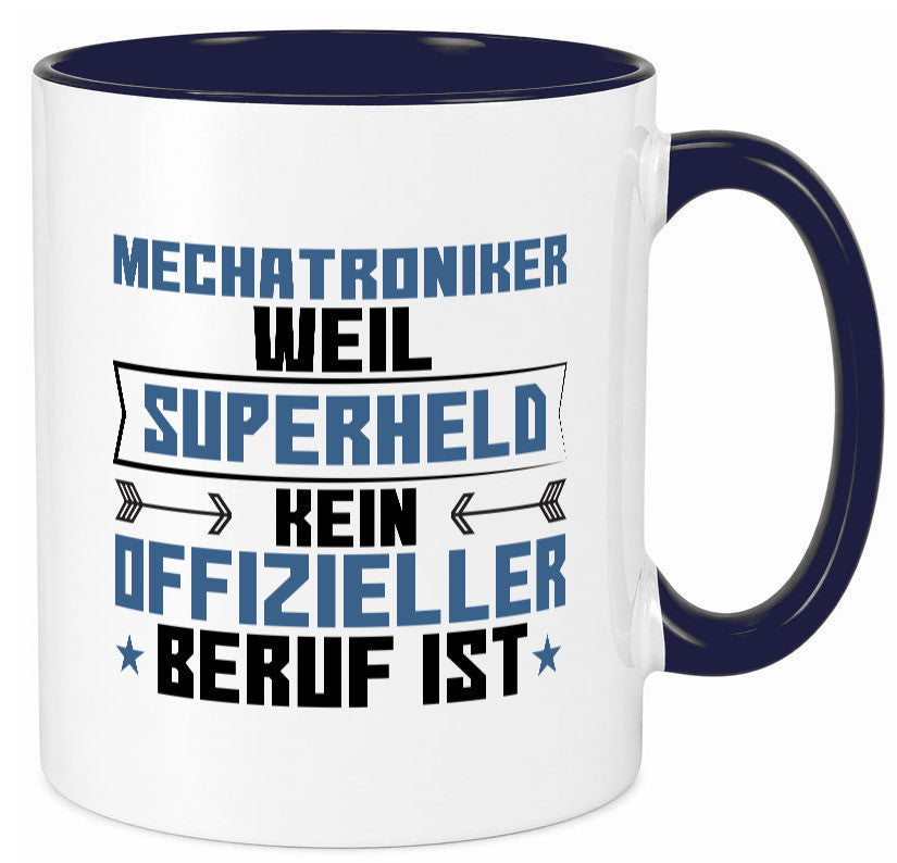 Superheld Mechatroniker | KFZ lustig Humor Geschenkidee Geschenk Tasse