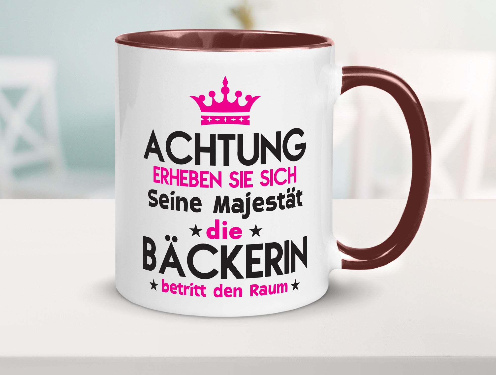 Seine Majestät Bäckerin | Bäckerei Frauen Backen Humor Geschenkidee Tasse