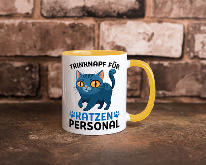 Katzen Personal | Katzenbesitzer Tasse Katze Humor vl2 Tierliebhaber