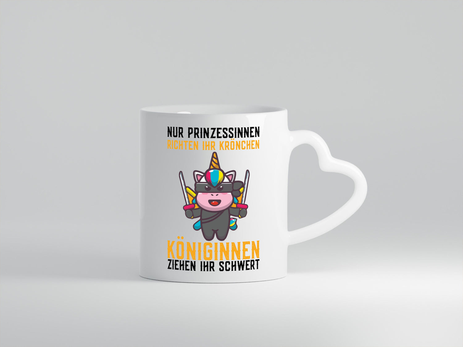 Königinnen ziehen ihr Schwert | Einhorn Prinzessin Geschenk Humor Geschenkidee