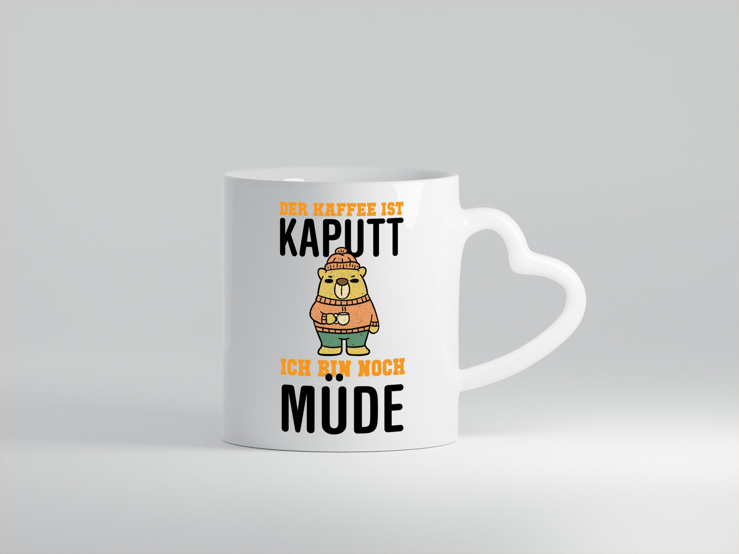 Müder Bär | Kaffee Spruch Morgenmuffel Humor lustiger Geschenk Geschenkidee