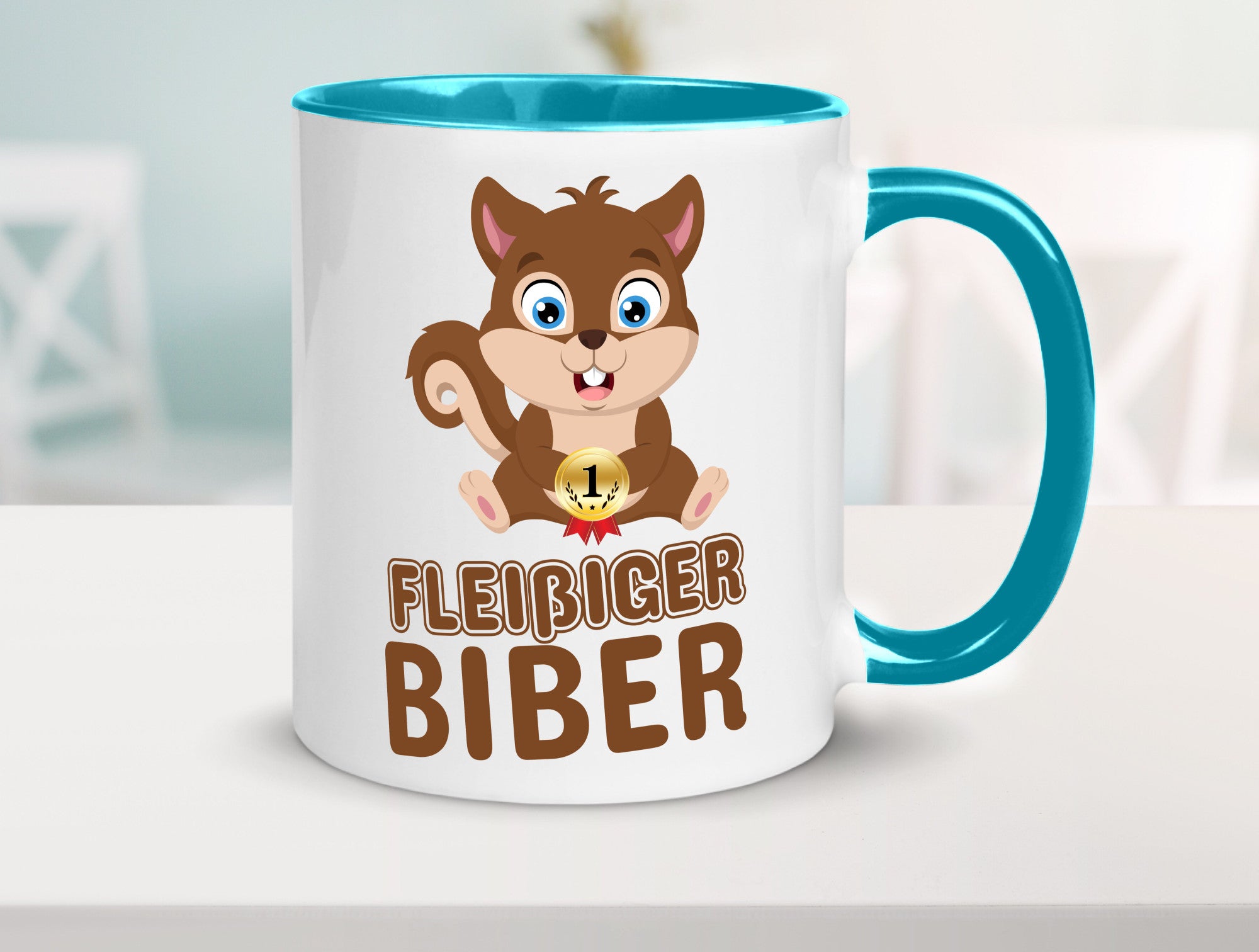 Fleißiger Biber | Motiv Tasse Kinder Geburtstag lustig Geschenkidee Geschenk
