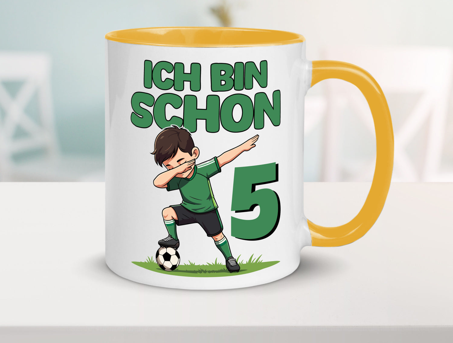 5. Geburtstag | 5 Jahre Fußballer lustiger Spruch Geschenk Geschenkidee Tasse