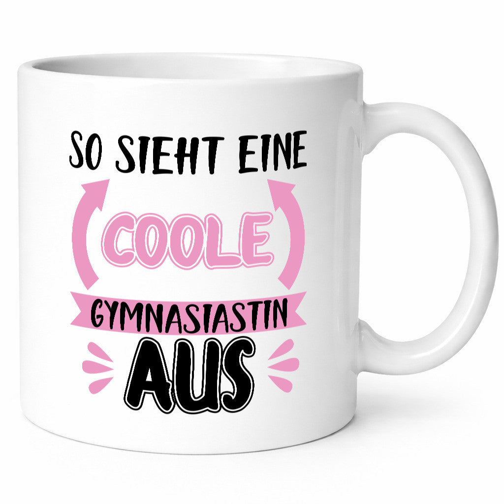 Coole Gymnasiastin | Mädchen Tasse Schülerin lustig Humor Geschenkidee Geschenk