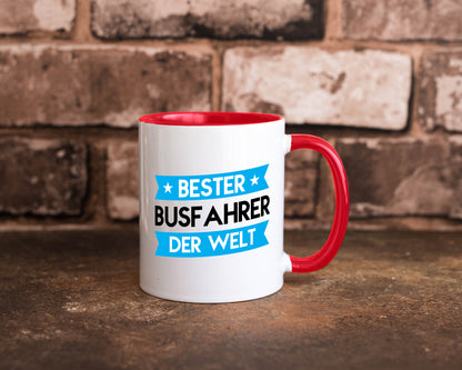 Bester Busfahrer | Berufsfahrer Fahrer v2 Geschenkidee Arbeit Kollegen Büro