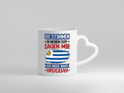 Uruguay | Urlaub Stimmen in meinem Kopf Traumland Geschenk Humor Geschenkidee