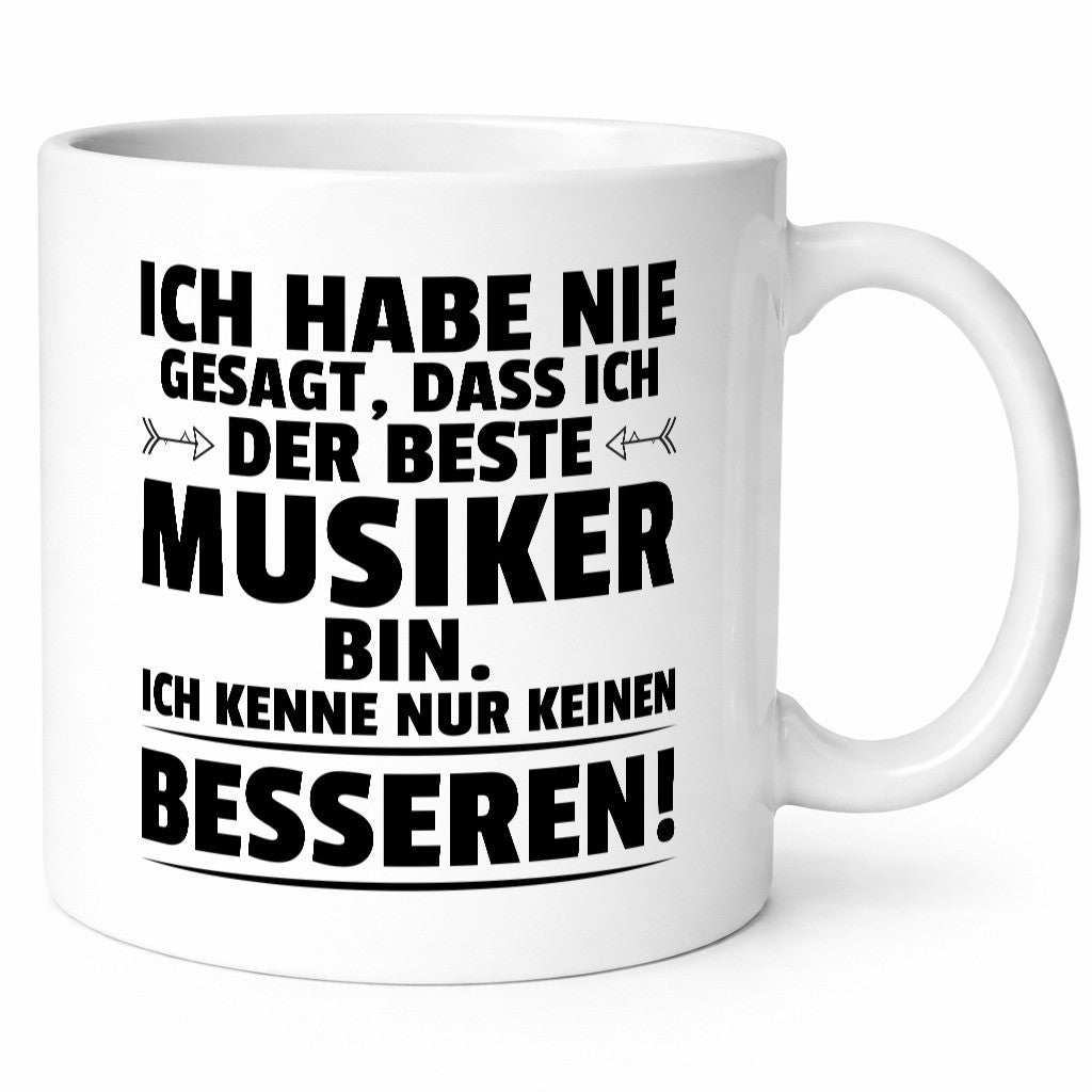 Der Beste Musiker | Musik Musikant Geschenkidee Humor Tasse