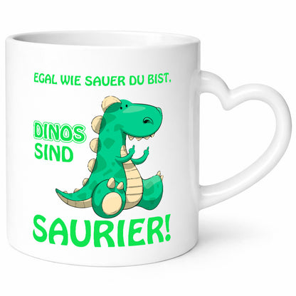 Dinos sind Saurier | witziger Dinosaurier Spruchtasse lustig Humor Geschenkidee