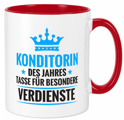 Besonderer Verdienst: Konditorin | Konditorei lustig Humor Geschenkidee