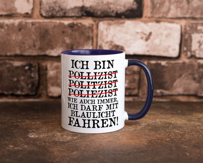 Ich bin Polizist | Blaulicht Polizei Beruf Streife lustig Arbeit Kollegen Büro