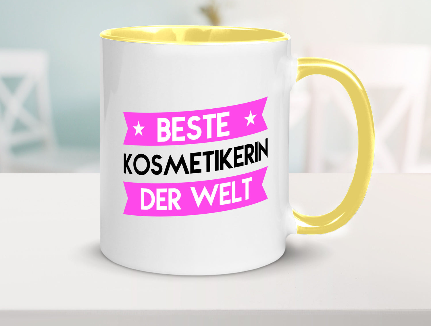 Beste Kosmetikerin | Kosmetik Stylistin Visagistin Geschenkidee Humor Tasse