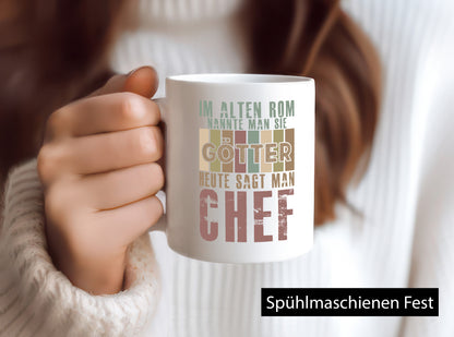 Heute sagt man: Chef | Führungskraft Vorgesetzter Geschenkidee Arbeit Kollegen
