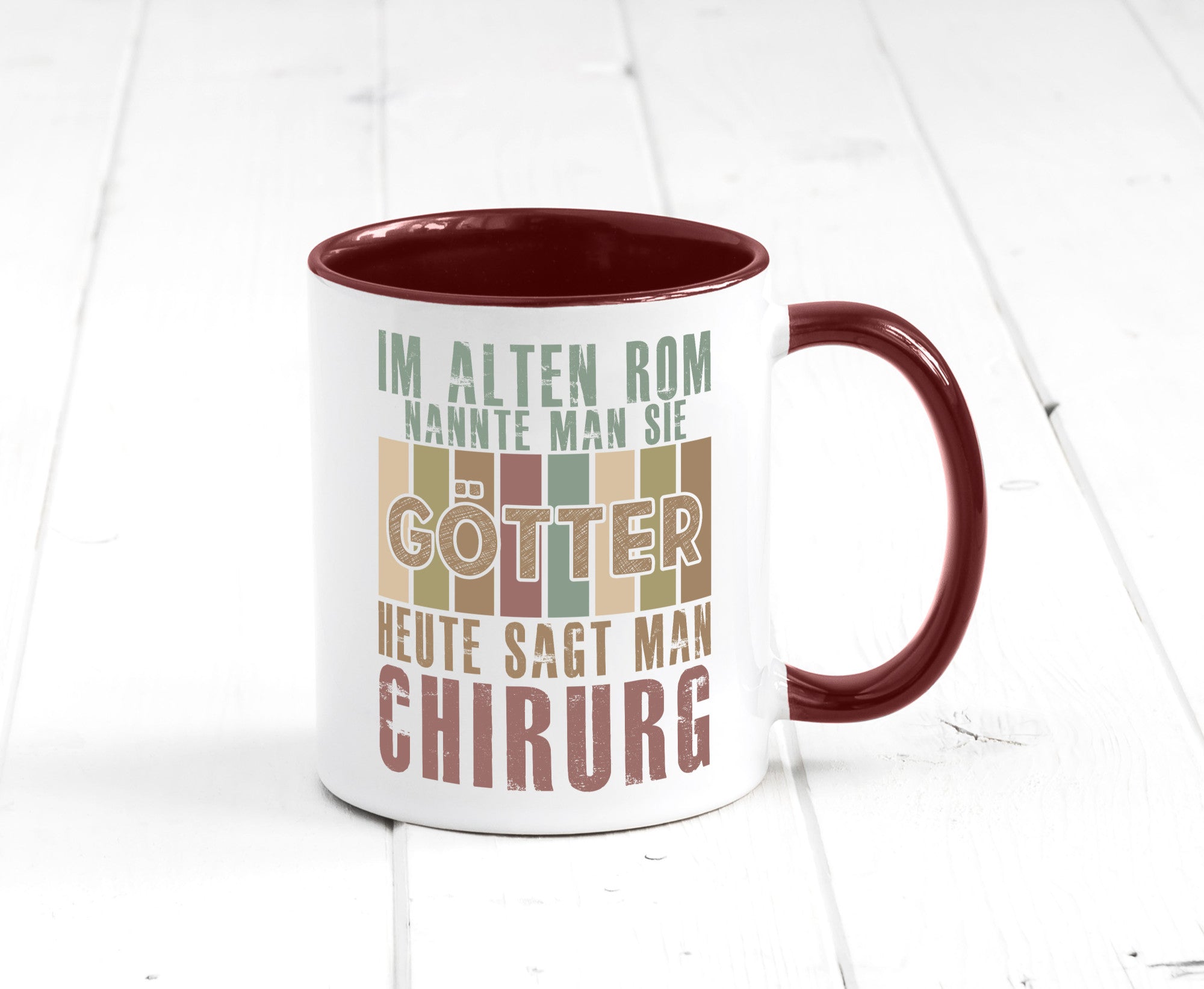 Heute sagt man: Chirurg | Medizin Chirurgie Geschenkidee Humor Tasse