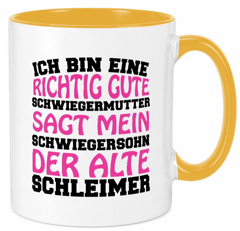 Gute Schwiegermutter lustig Familie Geschenkidee Geschenk Tasse
