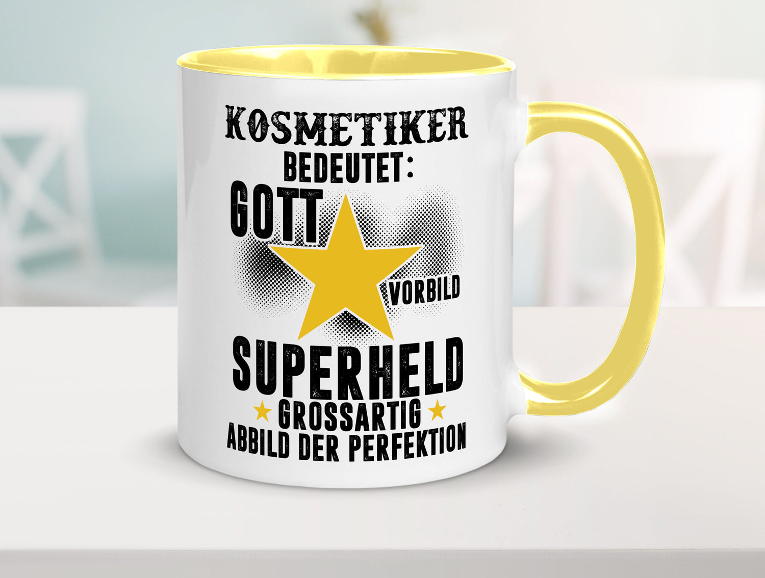 Bedeutung von Kosmetiker | Kosmetik Stylist Visagist Geschenkidee Humor Tasse