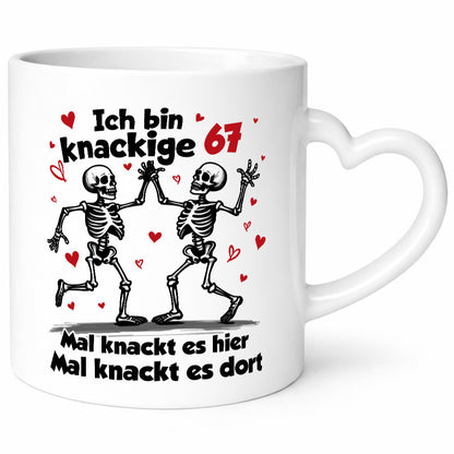 67. Geburtstag | Knackige 67 Ich bin alt v2 Geschenkidee Humor Tasse