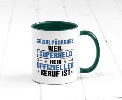 Superheld Sozialpädagoge | Pädagoge lustig Humor Geschenkidee Geschenk Tasse