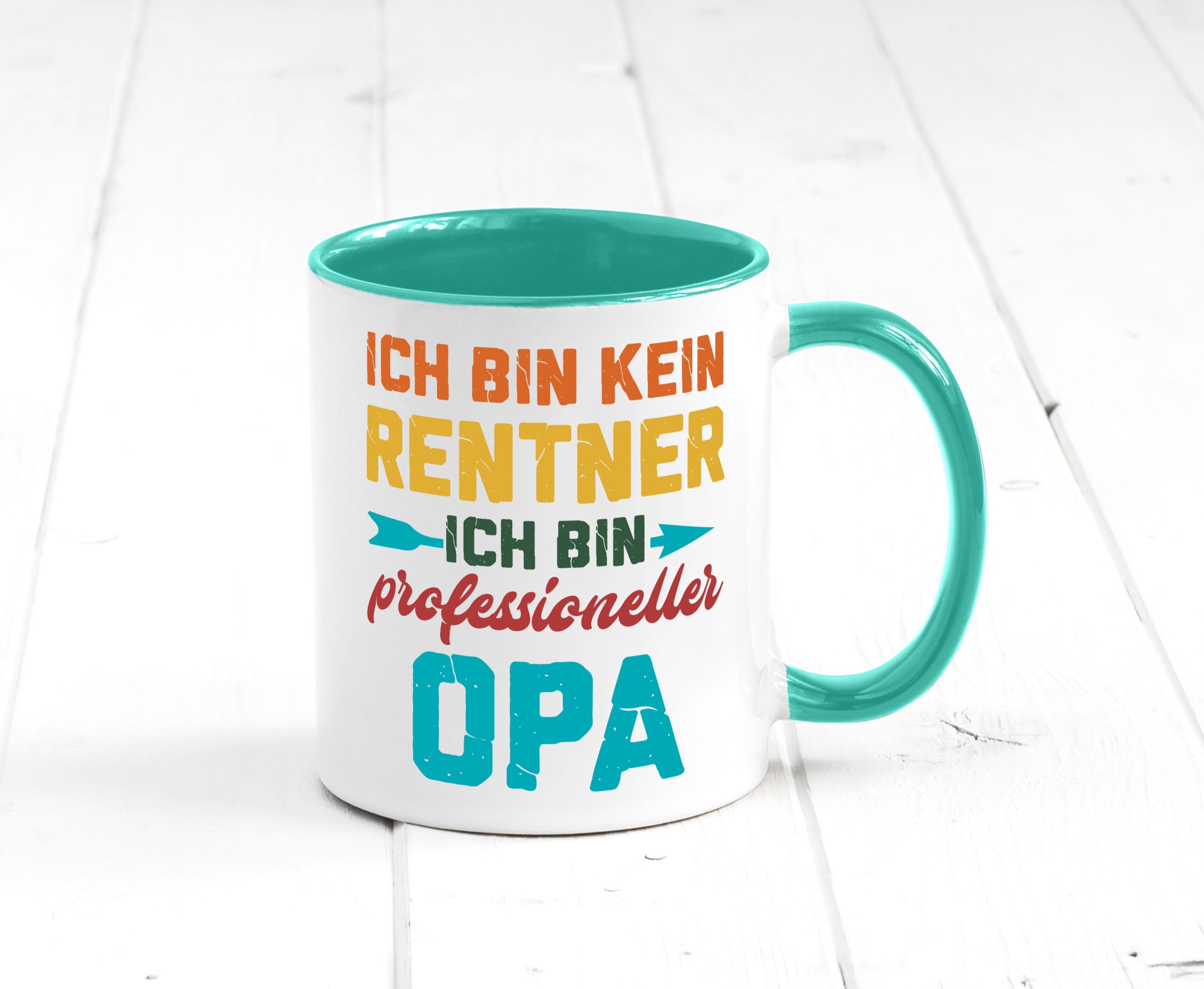Ich bin Professioneller Opa | Rentner Großvater Geschenkidee Familie Humor Tasse