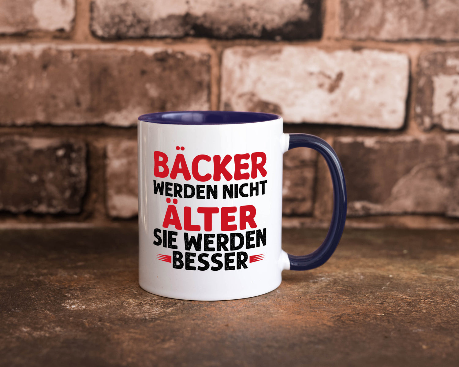 Bäcker werden nicht älter Sie besser lustig Humor Geschenkidee Geschenk Tasse