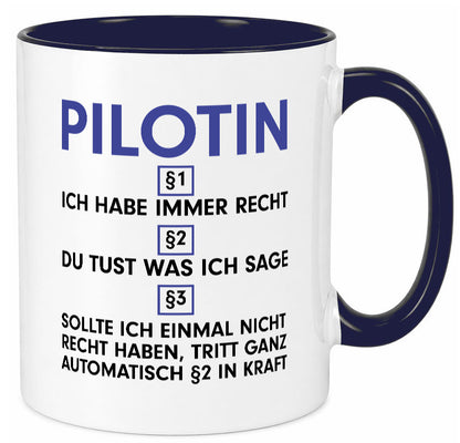 Ich habe immer Recht Pilotin | Definition Piloten v2 lustiger Spruch Geschenk