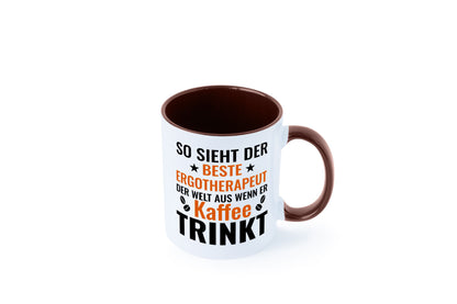 Kaffee trinkt: Ergotherapeut | Ergotherapie lustig Humor Geschenkidee Geschenk