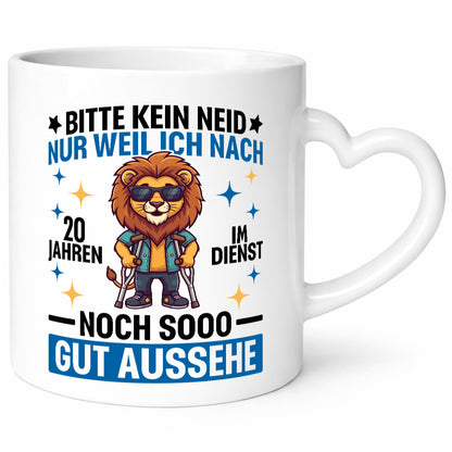 20 Jahre im Dienst | Arbeitsjubiläum Arbeit Geschenk Kollegen Büro lustiger