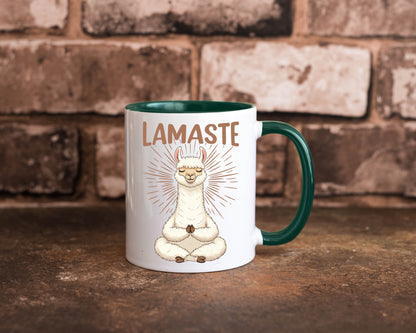 Lamaste | Lama Namaste lustiger Spruch Geschenk Humor Geschenkidee Tasse