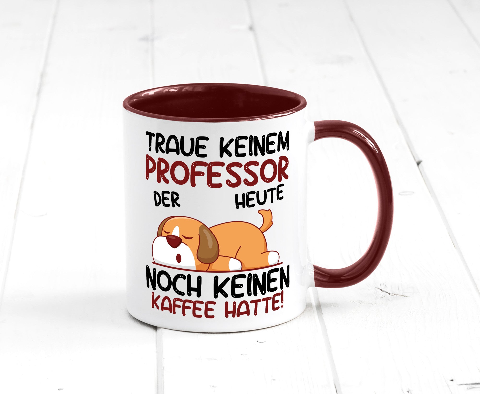 Traue keinem Professor | Uni Universität Geschenkidee Humor Tasse
