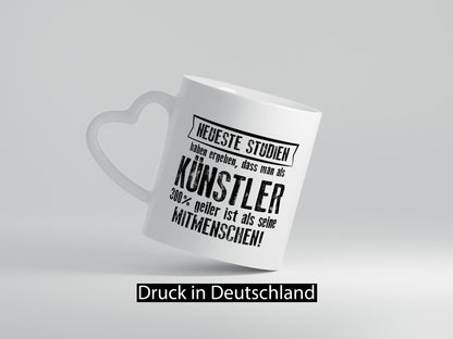 Neuste Studien: Künstler | Spruch lustig Kunst Humor Geschenkidee Geschenk Tasse