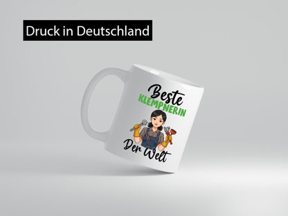 Beste Klempnerin | Klempnerinnen v2 Geschenkidee Humor Tasse